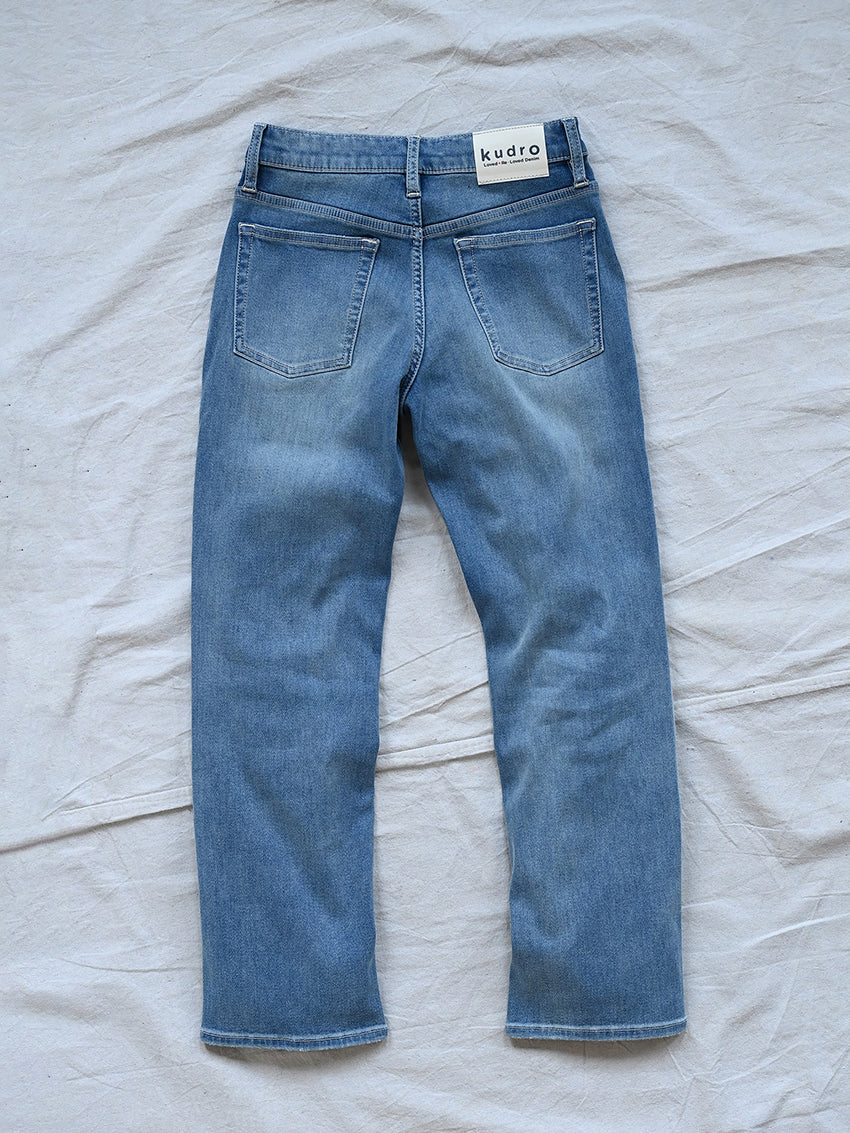 Kudro Kids The Utility Straight leg denim jeans full image