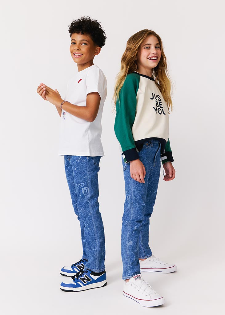 Skinny Jeans Dark Blue Jeans Kids Infamous Kids Skinny Jeans (Dark