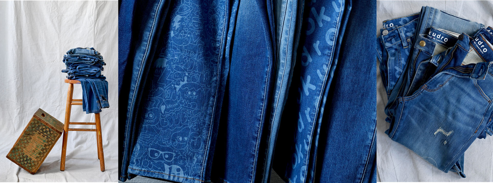 デニム/ジーンズ kudos Blue Print LINED DENIM TROUSERS クーポン最安値 Kudos Blue Print LINED DENIM TROUSERS