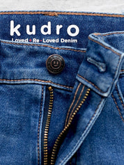 The Repair Skinny Jeans inner zip and button closure