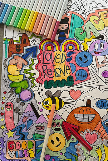 Epic Coloring Mural x Wotto